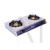 Besse Electric Gas Stove Double Burner Stainless Steel – 2050A